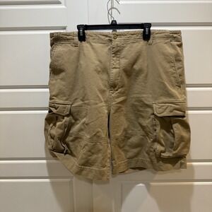 OP‎ Cargo Shorts Mens 42 Khaki Tan Outdoor Utility Pockets Relaxed Fit Classic